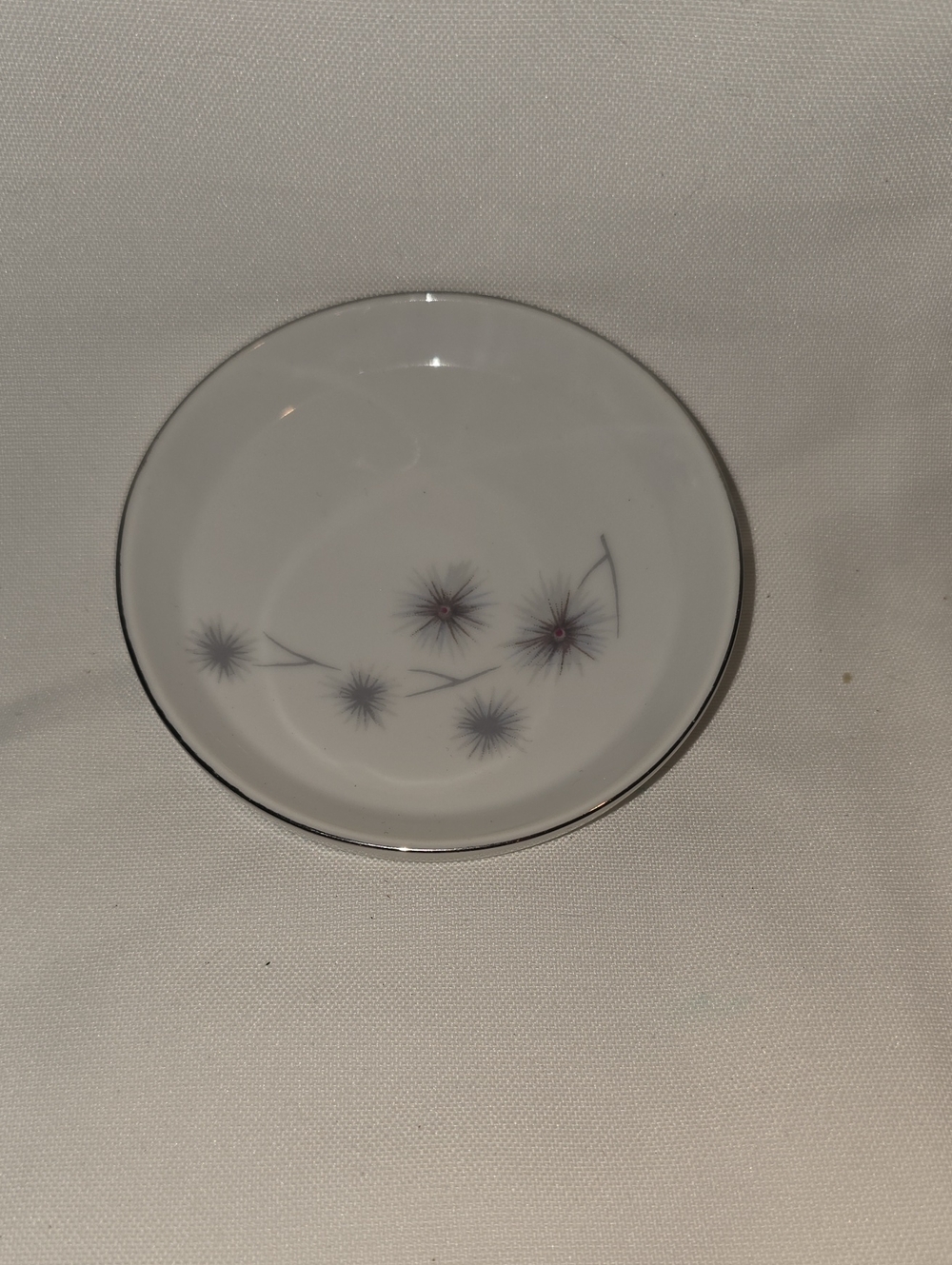 Vintage Creative Fine China Japan Atomic Starburst Butter Pat Dish MCM